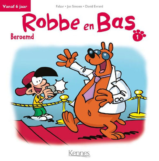 Afbeelding van Robbe en bas #1 - Beroemd (KENNES EDITIONS, harde kaft)