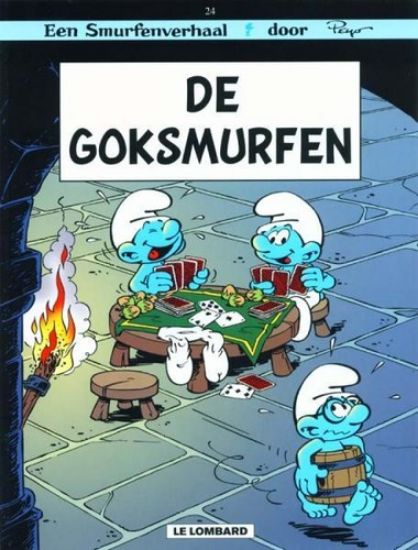 Afbeelding van Smurfen #24 - Goksmurfen - Tweedehands (LOMBARD, zachte kaft)