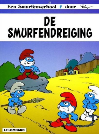 Afbeelding van Smurfen #21 - Smurfendreiging - Tweedehands (LOMBARD, zachte kaft)