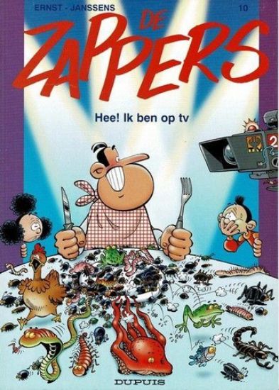 Afbeelding van Zappers #10 - Hee ik ben op tv - Tweedehands (DUPUIS, zachte kaft)