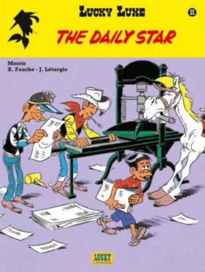 Afbeelding van Lucky luke nieuwe nummering #55 - Daily star (LUCKY COMICS, zachte kaft)