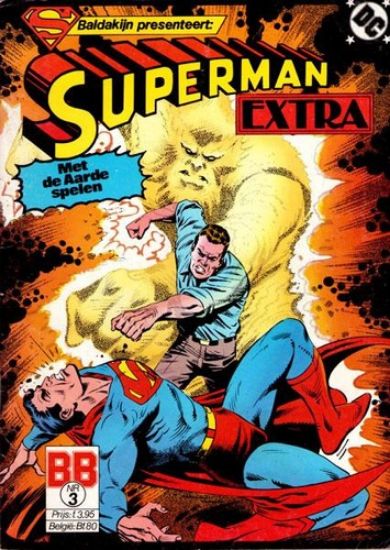 Afbeelding van Superman extra #3 - Met de aarde spelen - Tweedehands (BALDAKIJN BOEKEN, zachte kaft)