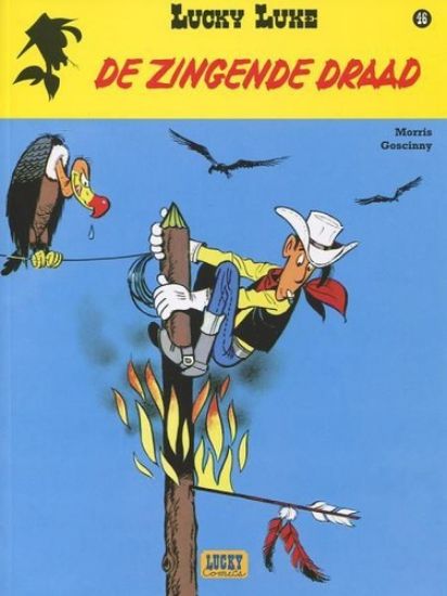 Afbeelding van Lucky luke nieuwe nummering #46 - Zingende draad (LUCKY COMICS, zachte kaft)