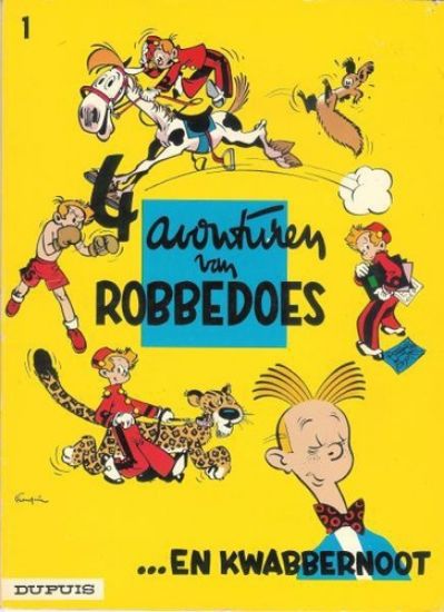 Afbeelding van Robbedoes #1 - 4 avonturen van robbedoes - Tweedehands (DUPUIS, zachte kaft)