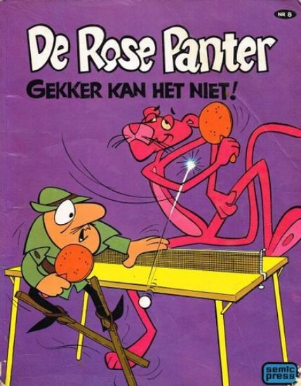 Afbeelding van Rose panter #8 - Gekker kan het niet - Tweedehands (SEMIC PRESS, zachte kaft)