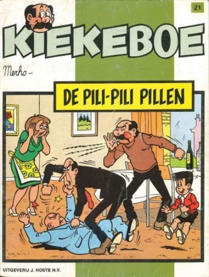 Afbeelding van Kiekeboe #218 - Pili-pili pillen (kleur) - Tweedehands (HOSTE, zachte kaft)