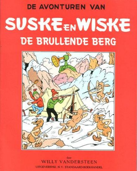 Afbeelding van Suske en wiske #27 - Brullende berg nieuwsblad - Tweedehands (STANDAARD, zachte kaft)