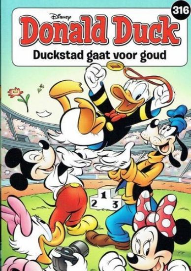 Afbeelding van Donald duck pocket #316 - Duckstad gaat voor goud (SANOMA, zachte kaft)