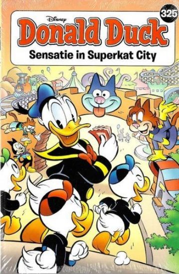 Afbeelding van Donald duck pocket #325 - Sensatie in superkat city (SANOMA, zachte kaft)