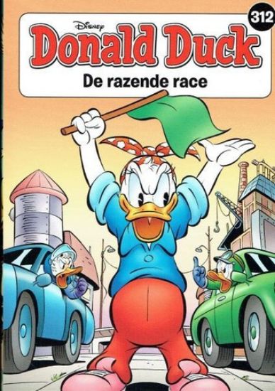 Afbeelding van Donald duck pocket #312 - Razende race (SANOMA, zachte kaft)