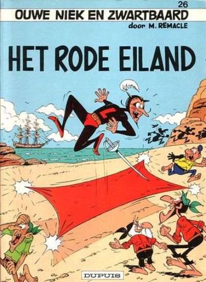 Afbeelding van Ouwe niek en zwartbaard #26 - Rode eiland - Tweedehands (DUPUIS, zachte kaft)