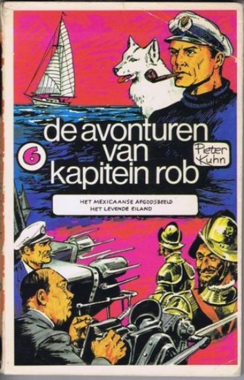 Afbeelding van Avonturen kapitein rob pocket #6 - Mexicaanse afgodsbeeld/levende eiland (SKARABEE, zachte kaft)