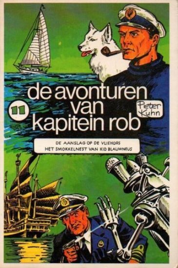 Afbeelding van Avonturen kapitein rob pocket #11 - Aanslag op vliehors/smokkelnest kid blauwneus (SKARABEE, zachte kaft)