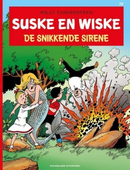 Afbeelding van Suske en wiske #237 - Snikkende sirene - Tweedehands (STANDAARD, zachte kaft)