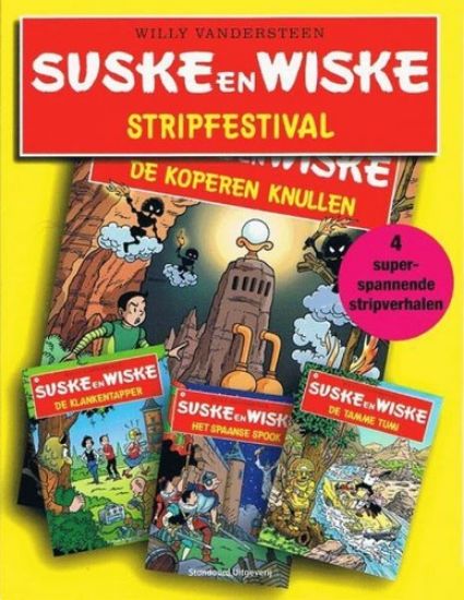 Afbeelding van Suske en wiske lidl #6 - Stripfestival 4 in 1 (lidl 2010) (STANDAARD, zachte kaft)