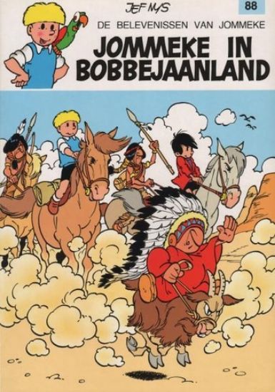 Afbeelding van Jommeke #88 - Jommeke in bobbejaanland - Tweedehands (HET VOLK, zachte kaft)