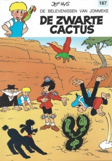 Afbeelding van Jommeke #187 - Zwarte cactus - Tweedehands (HET VOLK, zachte kaft)