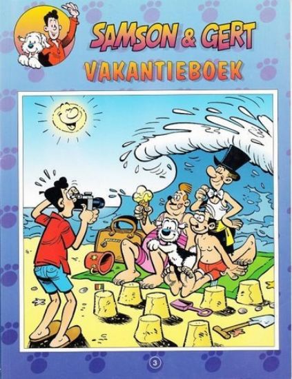 Afbeelding van Samson en gert #3 - Vakantieboek - Tweedehands (STUDIO 100, zachte kaft)