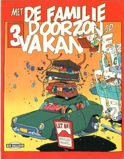 Afbeelding van Familie doorzon #3 - Met de familie doorzon op vakantie (BIG BALLOON, zachte kaft)