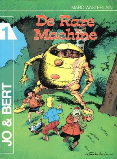 Afbeelding van Jo & bert #1 - Rare machine - Tweedehands (GULDEN ENGEL, zachte kaft)