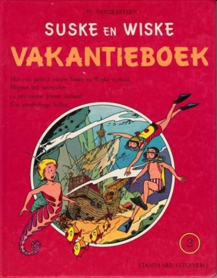 Afbeelding van Suske en wiske vakantieboek #3 - Vakantieboek 1975 - Tweedehands (STANDAARD, harde kaft)