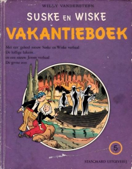 Afbeelding van Suske en wiske vakantieboek #5 - Vakantieboek 1977 - Tweedehands (STANDAARD, harde kaft)