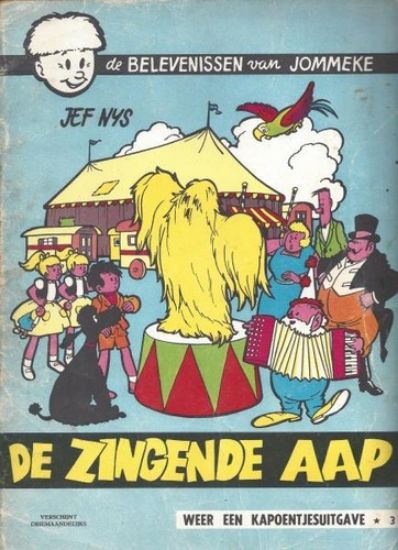 Afbeelding van Jommeke #3 - Zingende aap - Tweedehands (HET VOLK, zachte kaft)