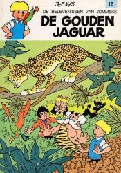 Afbeeldingen van Jommeke #16 - Gouden jaguar - Tweedehands (HET VOLK, zachte kaft)