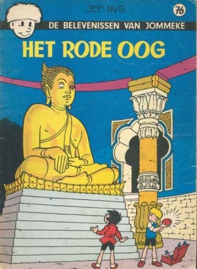 Afbeelding van Jommeke #76 - Rode oog - Tweedehands (HET VOLK, zachte kaft)