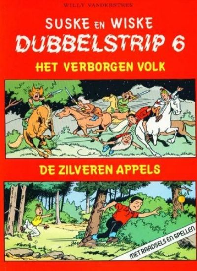 Afbeelding van Suske en wiske dubbelstrip #6 - Dubbelstrip verborgen volk/zilveren appels (STANDAARD, zachte kaft)