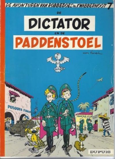 Afbeelding van Robbedoes #7 - De dictator en de paddestoel - Tweedehands (DUPUIS, zachte kaft)