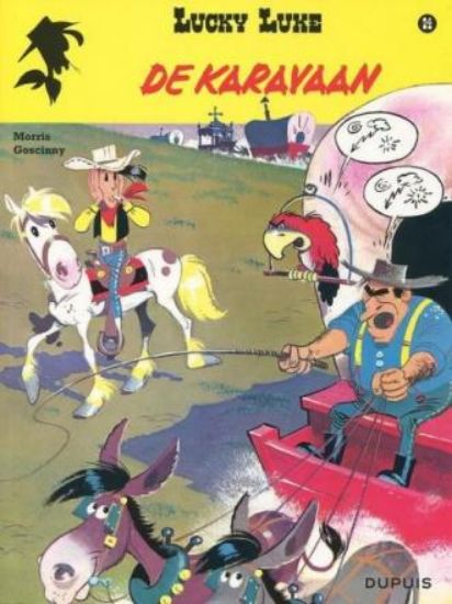 Afbeelding van Lucky luke nieuwe nummering #24 - Karavaan (DUPUIS, zachte kaft)