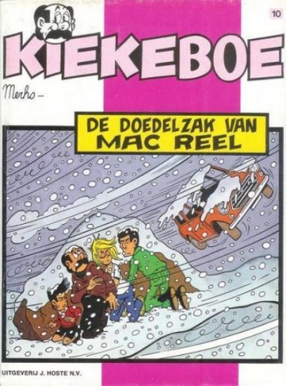 Afbeelding van Kiekeboe #10 - Doedelzak van mac reel(z/w) - Tweedehands (HOSTE, zachte kaft)