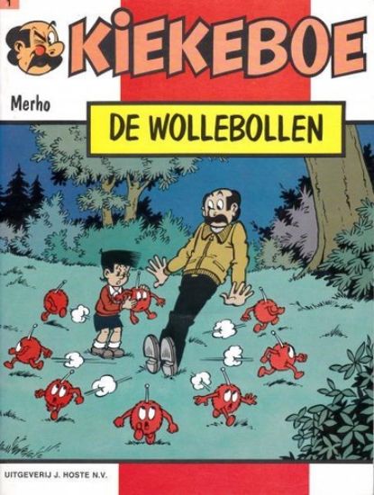 Afbeelding van Kiekeboe #1 - Wollebollen (kleur) - Tweedehands (HOSTE, zachte kaft)