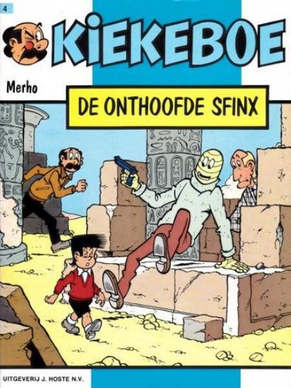 Afbeelding van Kiekeboe #4 - Onthoofde sfinx (kleur) - Tweedehands (HOSTE, zachte kaft)