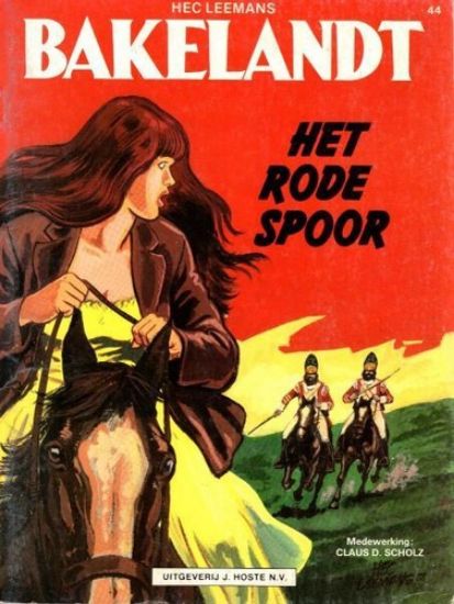 Afbeelding van Bakelandt #44 - Rode spoor - Tweedehands (HOSTE, zachte kaft)