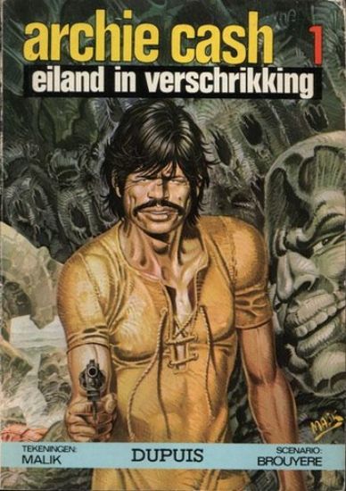 Afbeelding van Archie cash #1 - Eiland in verschrikking - Tweedehands (DUPUIS, zachte kaft)