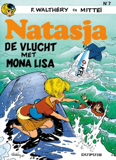 Afbeelding van Natasja #7 - Vlucht met mona lisa - Tweedehands (DUPUIS, zachte kaft)