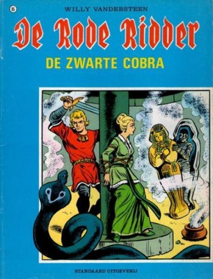 Afbeelding van Rode ridder #85 - Zwarte cobra (zw/wit) - Tweedehands (STANDAARD, zachte kaft)