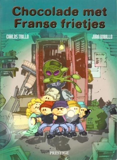 Afbeelding van Chocolade met franse frietjes - Tweedehands (PRESTIGE, zachte kaft)