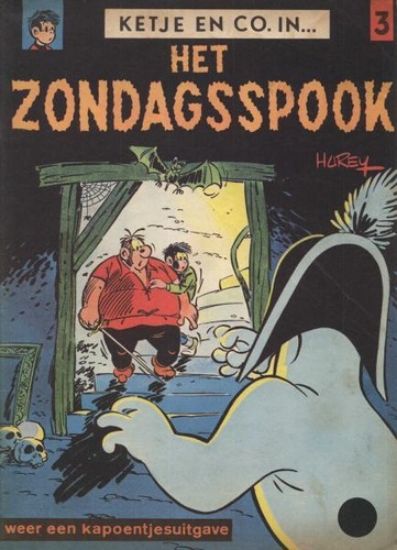 Afbeelding van Ketje en co #3 - Zondagsspook - Tweedehands (HET VOLK, zachte kaft)