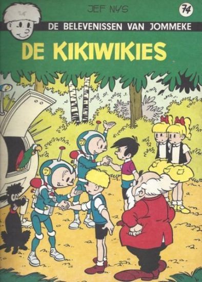 Afbeelding van Jommeke #74 - Kikiwikies (z/w) - Tweedehands (HET VOLK, zachte kaft)