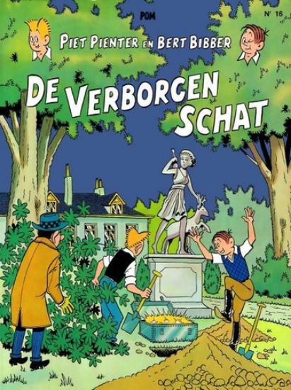 Afbeelding van piet pienter en bert bibber #16 - Verborgen schat - Tweedehands (DE VLIJT, zachte kaft)