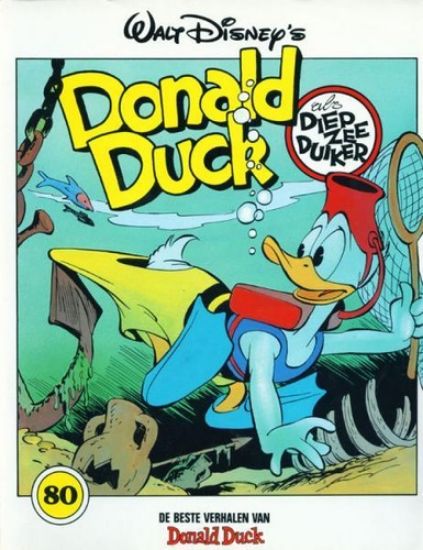 Afbeelding van Donald duck #80 - Diepzeeduiker - Tweedehands (GEILLUSTREERDE PERS, zachte kaft)