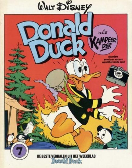 Afbeelding van Donald duck #7 - Als kampeerder (OBERON, zachte kaft)