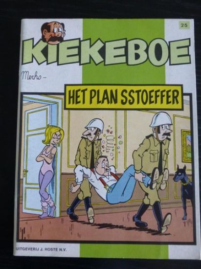 Afbeelding van Kiekeboe #25 - Plan sstoeffer (zw/wit) - Tweedehands (HOSTE, zachte kaft)