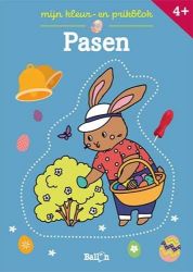 Afbeeldingen van Kinderboeken - Mijn kleur en prikblok pasen