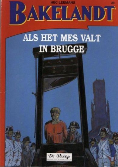 Afbeelding van Bakelandt #89 - Als het mes valt in brugge - Tweedehands (DE STRIEP, zachte kaft)