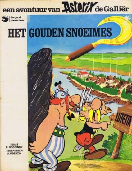 Afbeelding van Asterix #10 - Gouden snoeimes - Tweedehands (DARGAUD, zachte kaft)