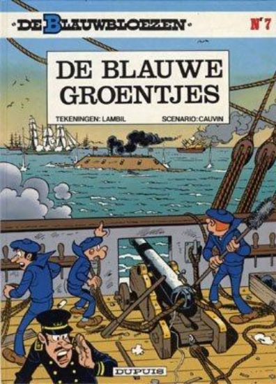 Afbeelding van Blauwbloezen #7 - Blauwe groentjes (DUPUIS, zachte kaft)